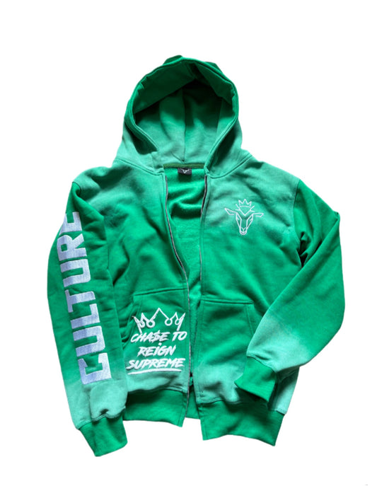 Culture Zip-Up Jacket “Green”