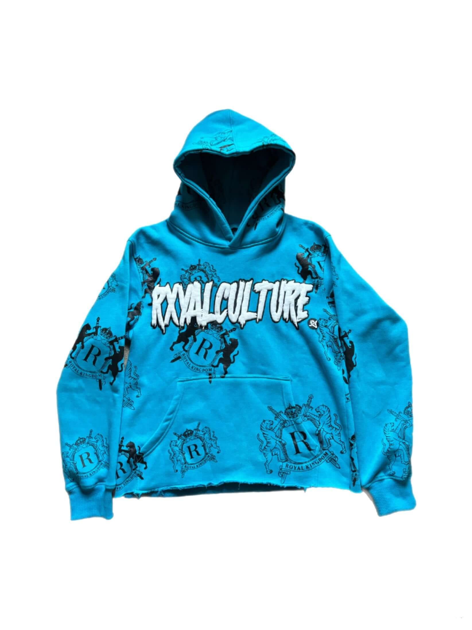 Cropped RxyalCulture Hoodie “Blue”