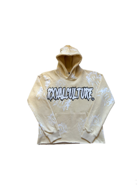 Cropped RxyalCulture Hoodie “Cream”